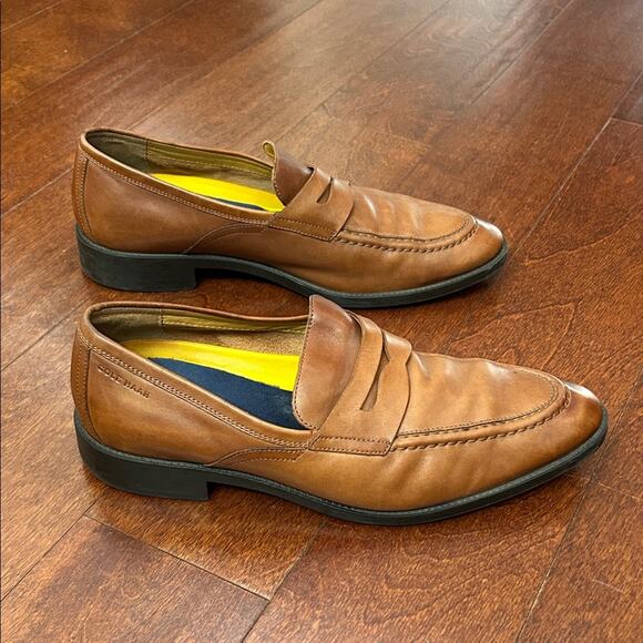 Cole Haan Men\'s Hawthorne Loafers in British Tan, Size 9.5 main image 7